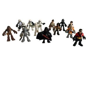 Hasbro Playskool Star Wars Galactic Heroes & Rivals Action Figures Lot (13)